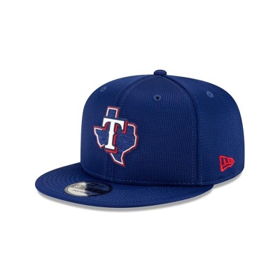 Blue Texas Rangers Hat - New Era MLB Clubhouse Collection 9FIFTY Snapback Caps USA1456072